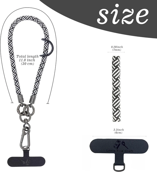 Alt view image 2 of 6 - Cell Phone Wrist Strap Phone Lanyard Rope Wrist Lanyard Outdoor Activities