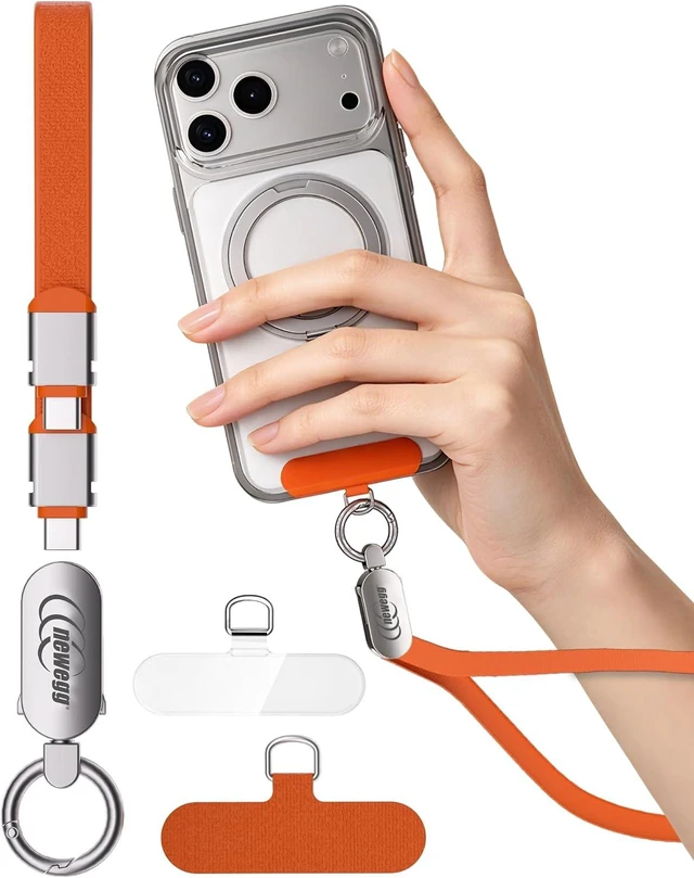 Main image of Phone Wrist Strap & 240W USB-C Cable 2-in-1 Lanyard