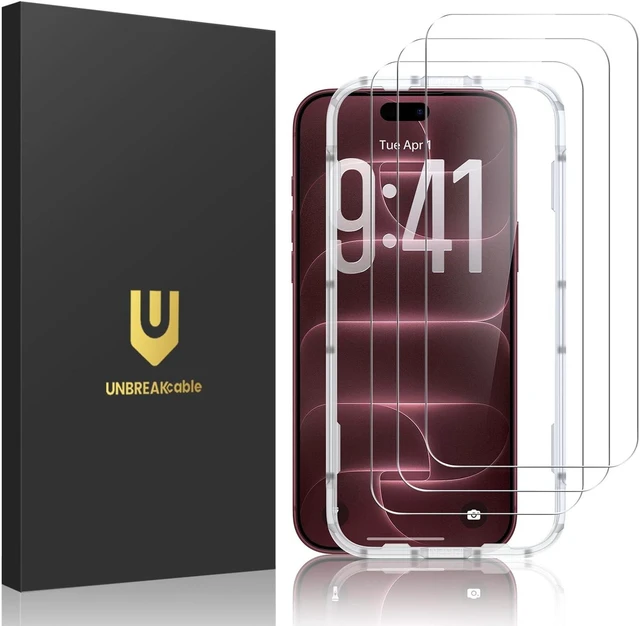 Main image of 3-Pack Screen Protector for iPhone 18 Pro Max Tempered Glass