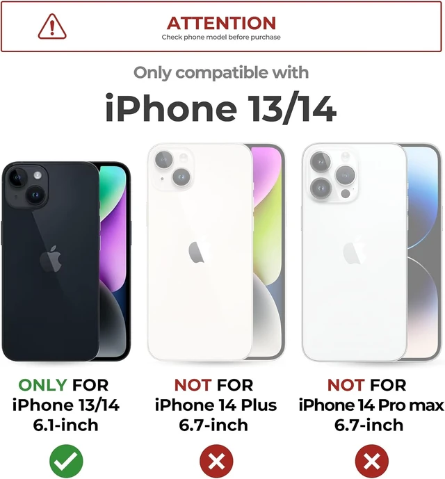 Alt view image 2 of 7 - for iPhone 13/iPhone 14 Case with Slide Camera Cover & Adjustable Kickstand & Built-in Screen Protector Magnetic Rugged Shockproof Bumper Cases Heavy-Duty Magnetic Protective Cover Black