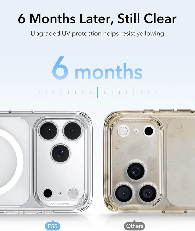 Alt view image 3 of 7 - Classic Hybrid for iPhone 18 Pro/17 Pro Case Clear