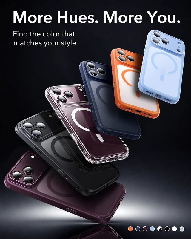 Alt view image 7 of 7 - Classic Hybrid for iPhone 18 Pro/17 Pro Case Clear