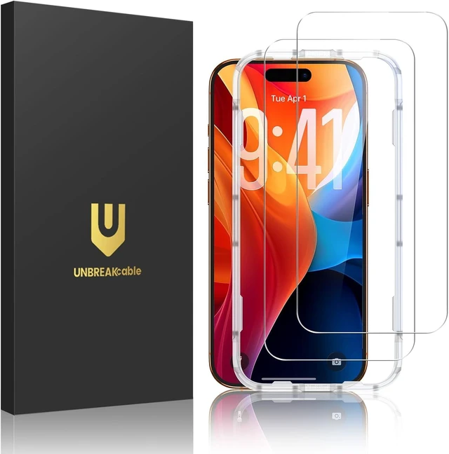 Main image of 2-Pack Screen Protector for iPhone 17 Pro Max Tempered Glass