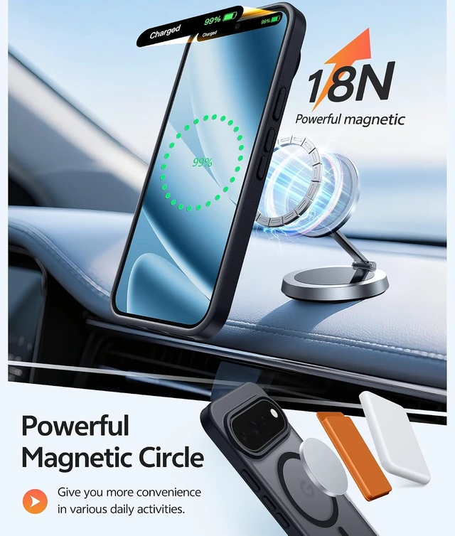Alt view image 3 of 7 - for Google Pixel 11 Pro XL Case Fit for Magsafe Screen Protector