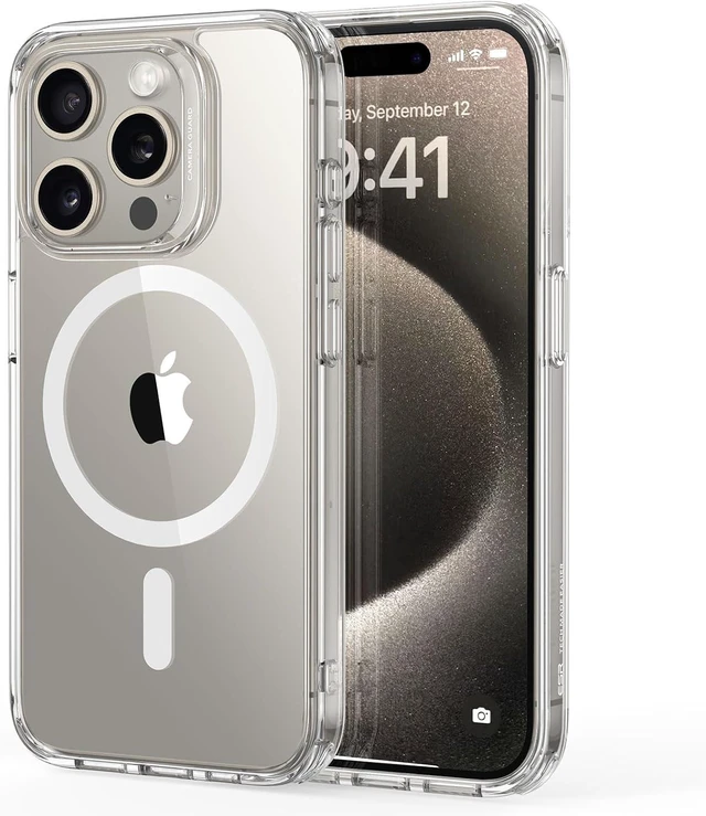 Main image of Classic Hybrid for iPhone 15 Pro Case Clear