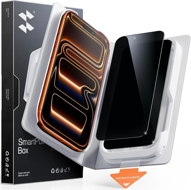 Main image of 2 Pack Tempered Glass for iPhone 17 Pro Privacy Screen Protector