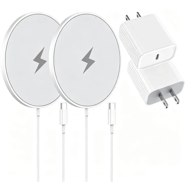 Main image of Magnetic Wireless Charger Fast Mag-Safe Charger for iPhone 16 Pro Max/16 Pro/iPhone 15Pro Max/15 Plus/14/13/12/AirPods 3/2/Pro/Pro 2 Magnet Charging Pad Mag Safe Chargerwith Dual Charging Ports