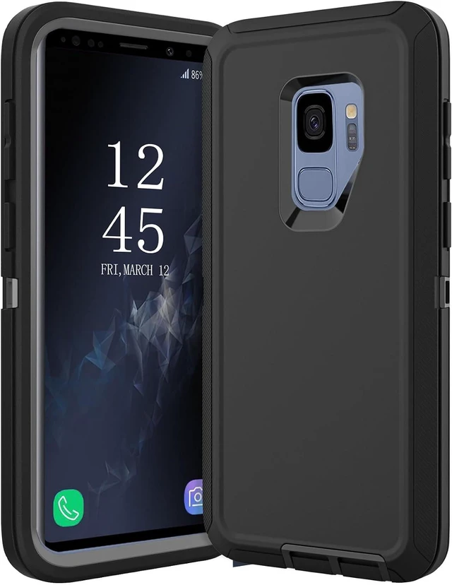 Main image of for Galaxy S9 Case Shockproof Dropproof Heavy Duty Protective Galaxy S9 Csae 5.8 Inch (Black/Gray)