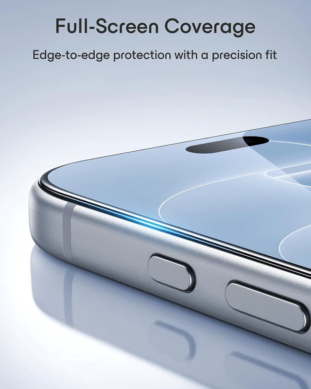 Alt view image 7 of 7 - 3 Pack for iPhone 18 Pro/17 Pro Screen Protector Classic