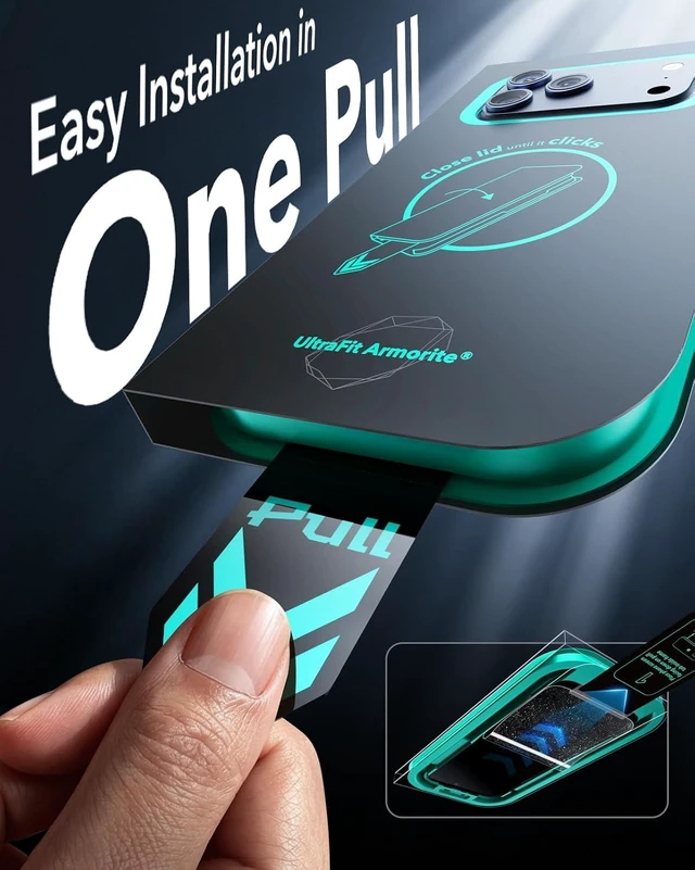 Alt view image 4 of 7 - 2 Pack for iPhone 18 Pro/17 Pro Screen Protector Armorite