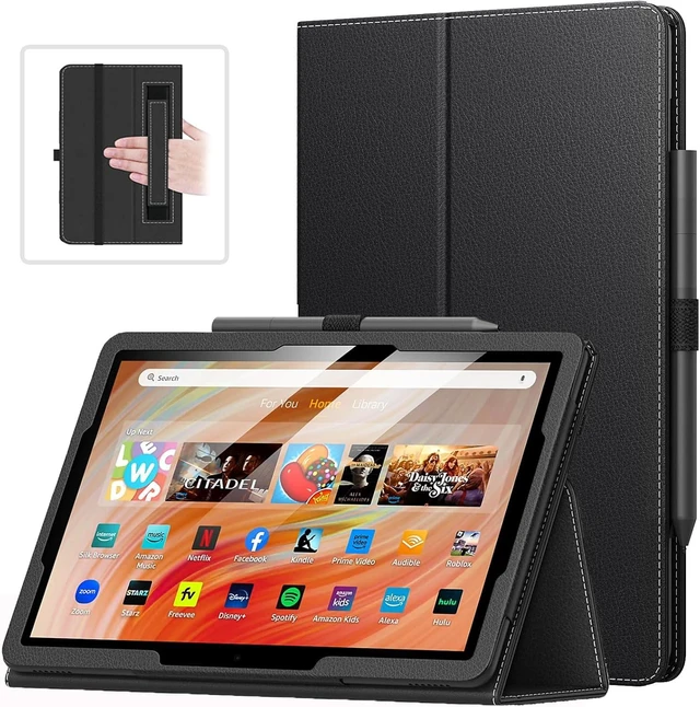 Main image of Case Fits Kindle Fire HD 10 Tablet (13th/11th Gen) Black