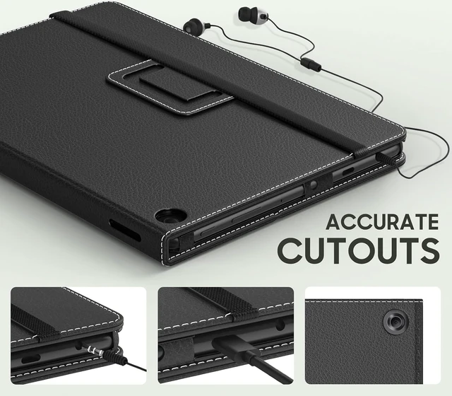 Alt view image 6 of 7 - Case Fits Kindle Fire HD 10 Tablet (13th/11th Gen) Black