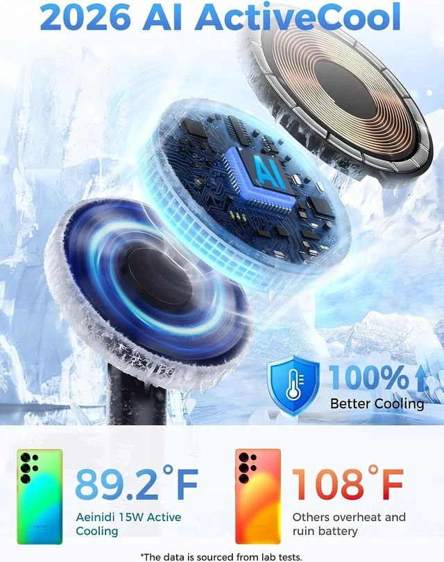 Alt view image 6 of 7 - Super Fast Strong Magnetic Wireless Charger for