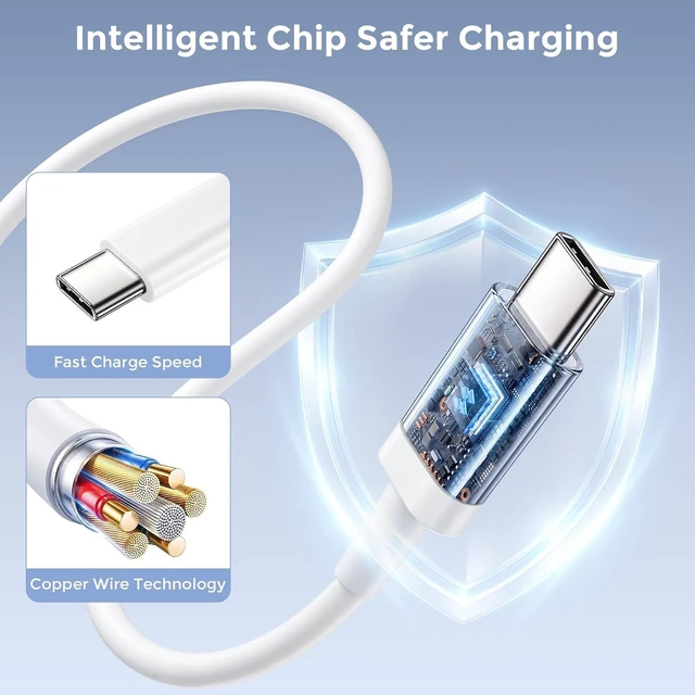 Alt view image 5 of 7 - 25W MagSafe Charger 2 Pack Magnetic Wireless Charging Pads with 6FT Cables