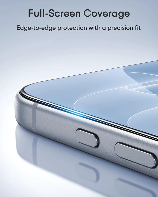 Alt view image 7 of 7 - 3 Pack for iPhone 18 Pro Max/17 Pro Max Screen Protector Classic