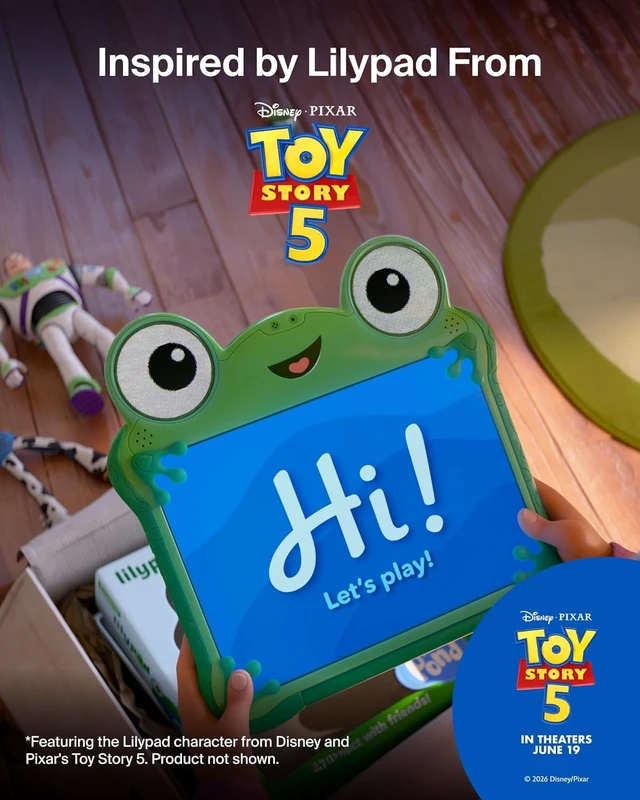 Alt view image 3 of 7 - Disney Pixar Toy Story 5 Lilypad iPad A16 Kids Case 11th/10th Gen