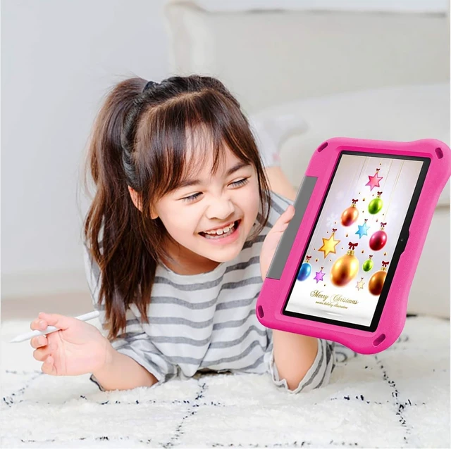 Alt view image 6 of 6 - New Fire HD 10 Tablet Case & Fire HD 10/Plus/Pro Tablet Case for Kids Pink