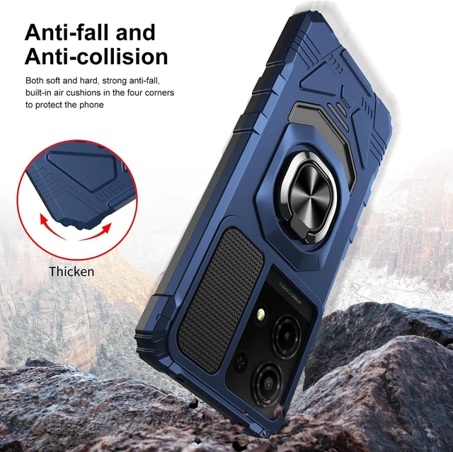 Alt view image 5 of 6 - Phone Case for TCL K33/TCL K32 5G with Screen Protector Magnetic Ring Stand