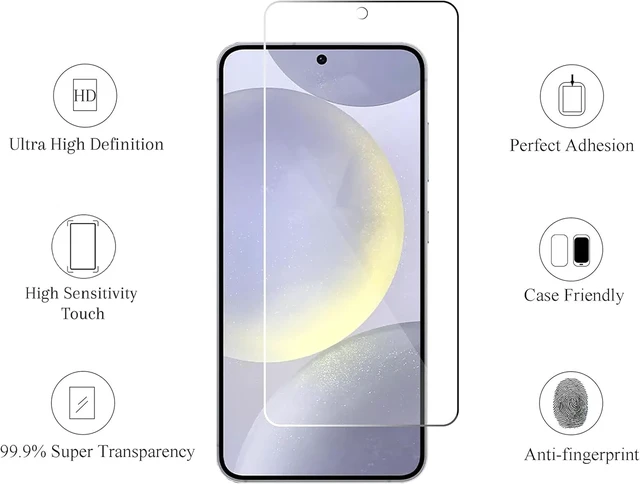 Alt view image 2 of 6 - Screen Protector + Camera Lens Protector for Galaxy S24+ / S24 Plus