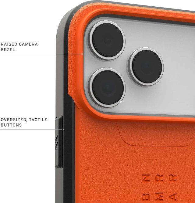 Alt view image 5 of 7 - UAG Civilian for iPhone 18 Pro Max Case/iPhone 17 Pro Max Case Orange