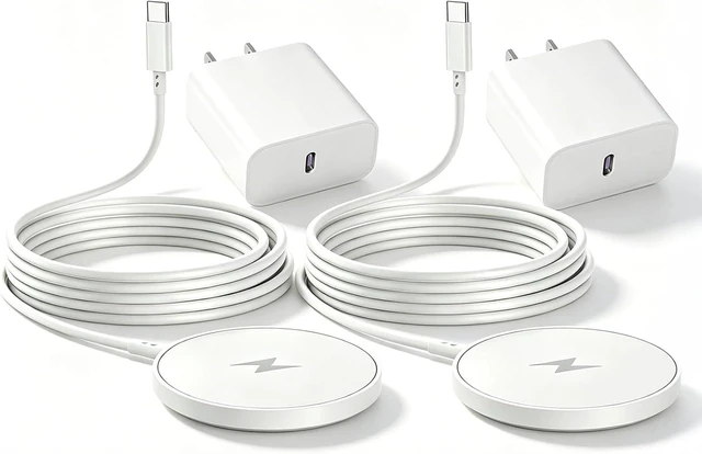 Main image of Magnetic Wireless Charger for iPhone 17/16/15 15W 6ft MagSafe Charger