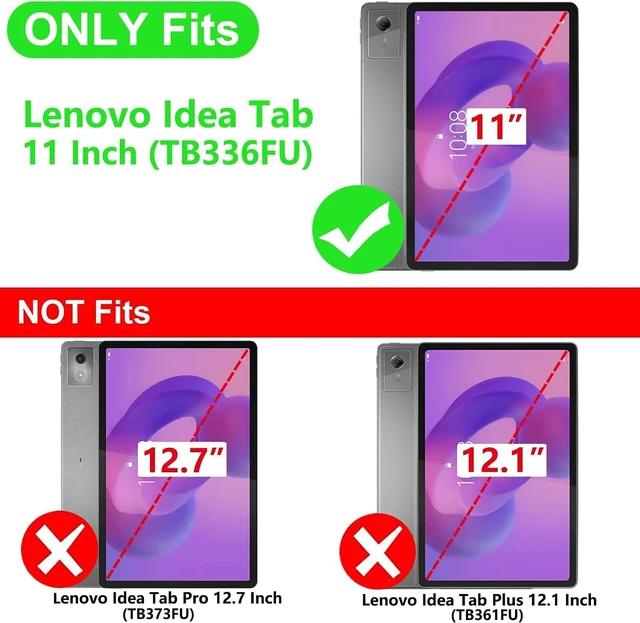 Alt view image 2 of 7 - for Idea Tab 11 Case with Pen Holder Shockproof Cover for Moto Pad 2026 Tablet Case TB336FU Black