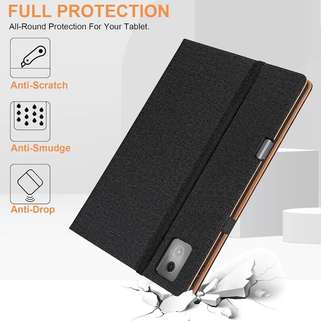 Alt view image 7 of 7 - for Idea Tab 11 Case with Pen Holder Shockproof Cover for Moto Pad 2026 Tablet Case TB336FU Black