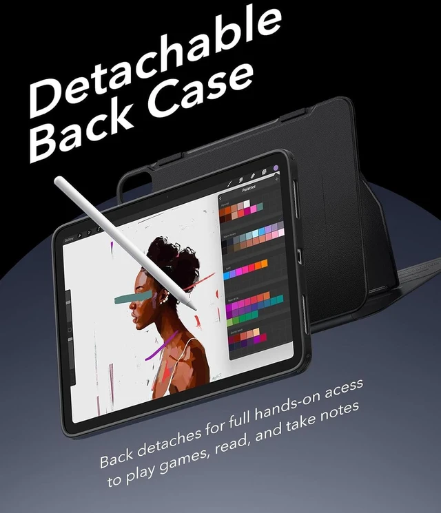 Alt view image 6 of 7 - for iPad Air 13 Inch Case M4/M3/M2 (2026/2025/2024) Black
