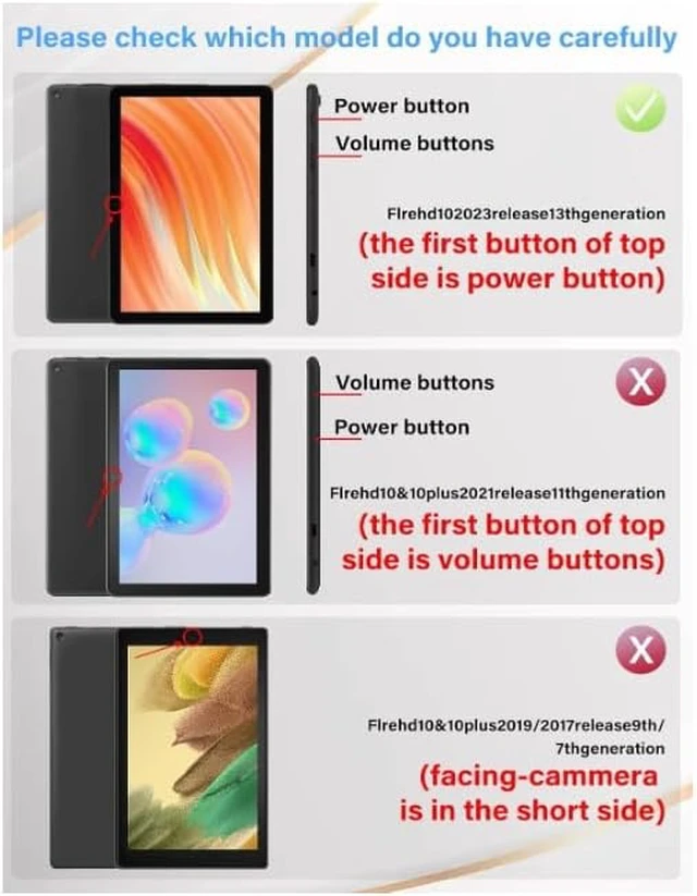 Alt view image 2 of 7 - Case for Tablet Fire HD 10 Case 2023 Release 13th Generation