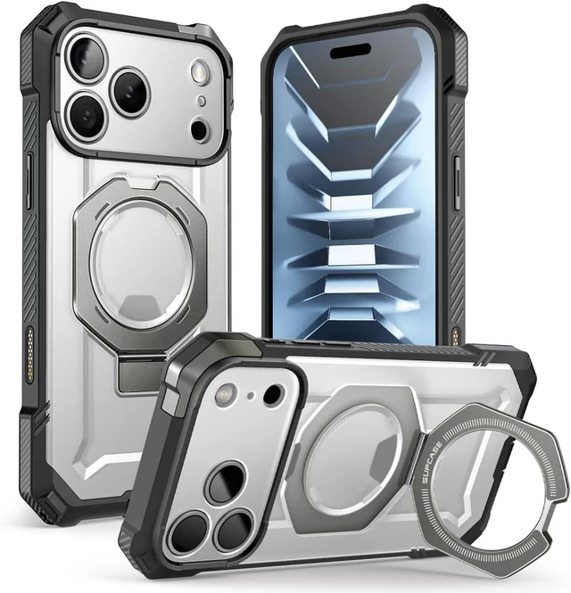 Main image of for iPhone 18 Pro Max Case/ 17 Pro Max Case with Stand Gray