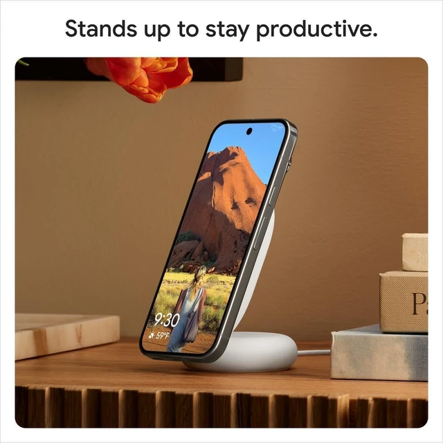 Alt view image 4 of 5 - Pixelsnap Charger with Stand - Fast-Charging Qi2 Wireless Charger