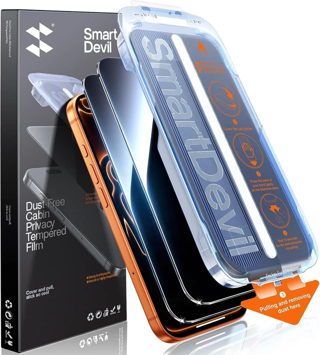 Main image of 2 Pack Privacy Screen Protector for iPhone 17 Pro