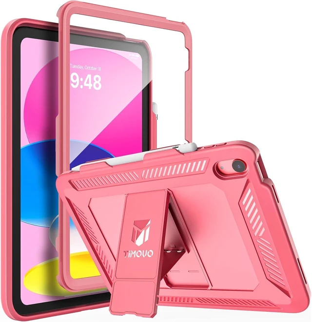 Main image of Rugged Case for iPad A16 11th Gen 11 & 10th Gen 10.9 Melon Pink