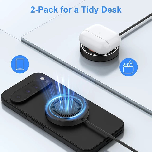 Alt view image 6 of 7 - Magnetic Wireless Charger for Google Pixel 11/11 Pro XL/10 Pro Fold