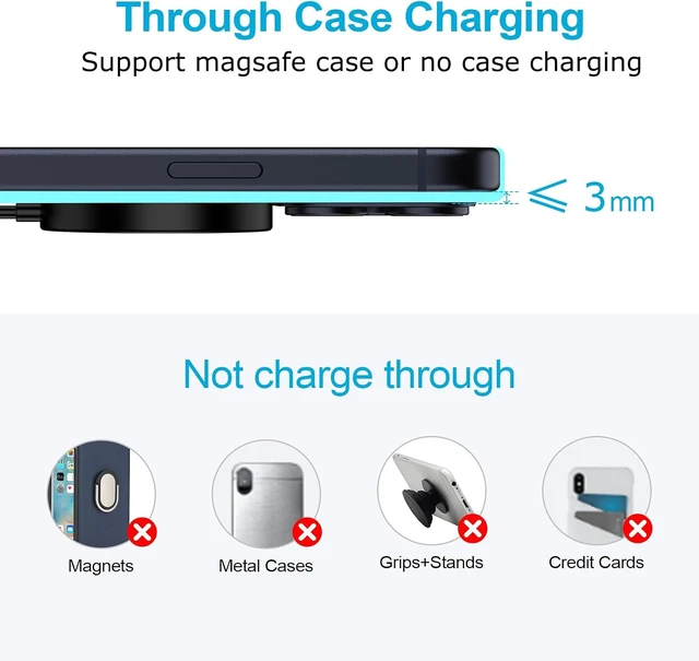 Alt view image 3 of 6 - for Google Pixel 10 11 Pro XL Magnetic Wireless Phone Charger Magsafe Pad