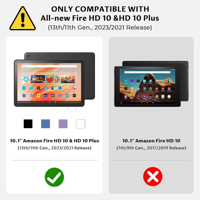 Alt view image 2 of 7 - Case for 2023/2021 Release Kindle Fire HD 10 Tablet (13th/11th Generation) and Fire HD 10 Plus 10.1 - Slim Folding Stand Folio Cover with Auto Wake/Sleep & Hand Strap Mandala