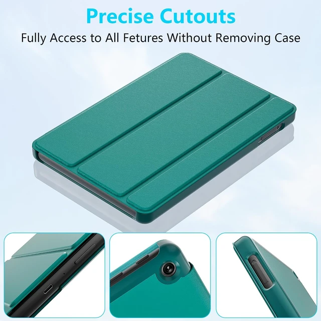 Alt view image 6 of 7 - Case for Fire HD 8 Tablet (12th/10th Gen 2024/2022/2020) Emerald