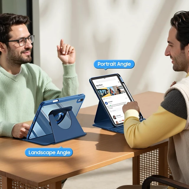 Alt view image 5 of 7 - Fintie Rotating Case for iPad (A16) 11th Gen 11-inch iPad 10th Gen 10.9 in