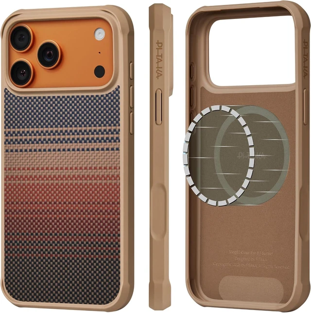 Main image of for iPhone 17 Pro Max Case Military-Grade Aramid Fiber Sunset