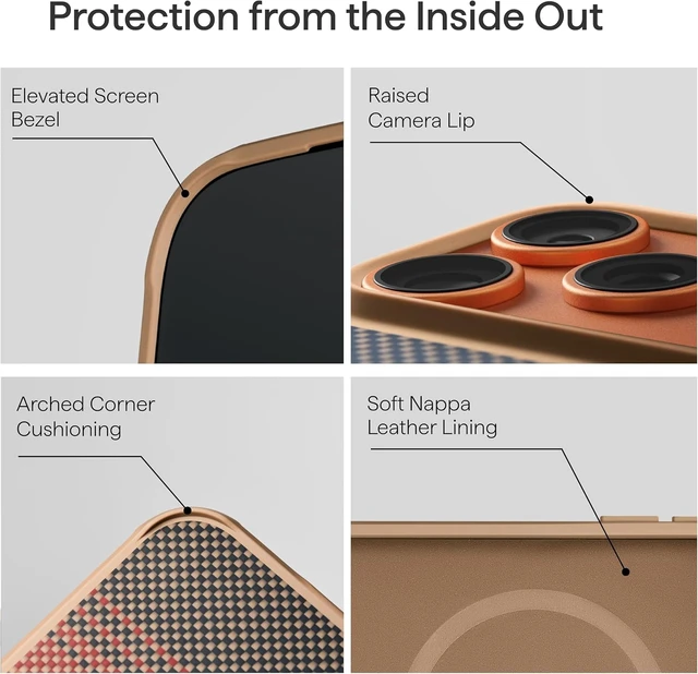 Alt view image 4 of 7 - for iPhone 17 Pro Max Case Military-Grade Aramid Fiber Sunset