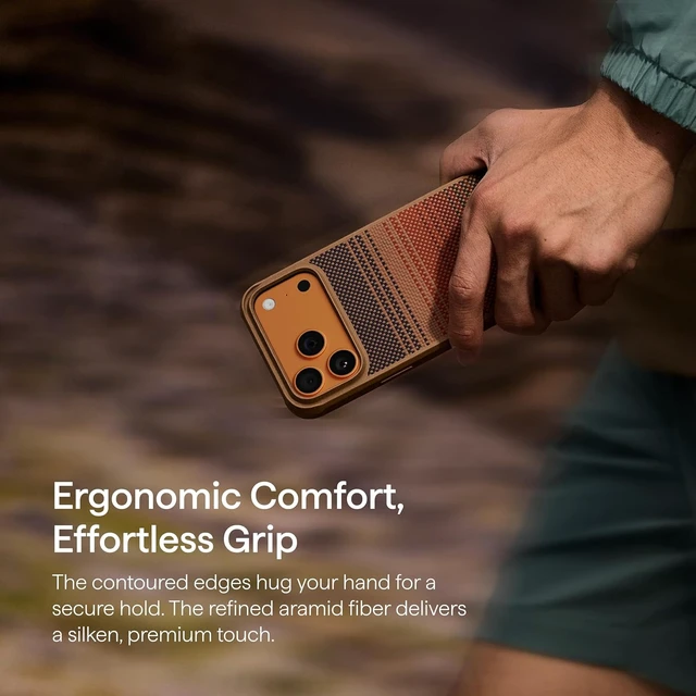 Alt view image 7 of 7 - for iPhone 17 Pro Max Case Military-Grade Aramid Fiber Sunset