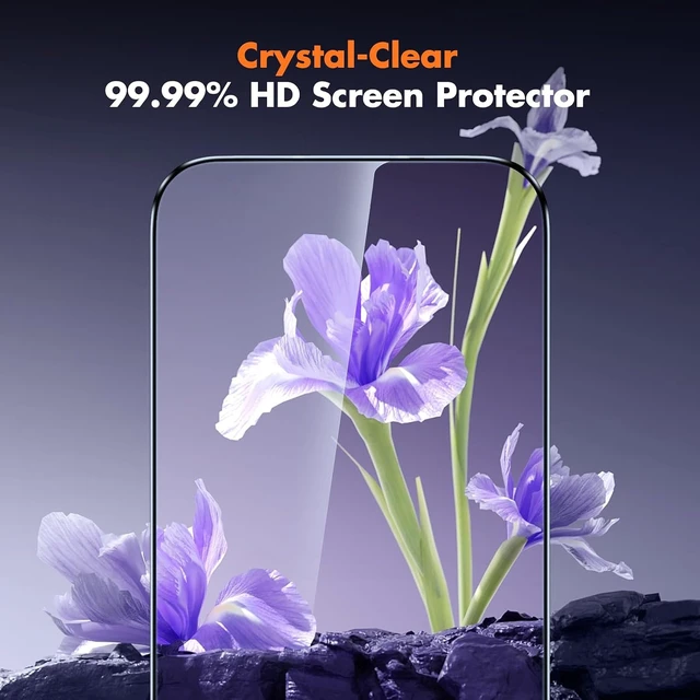 Alt view image 7 of 7 - 3-Pack Screen Protector for iPhone 17 Pro Full Coverage