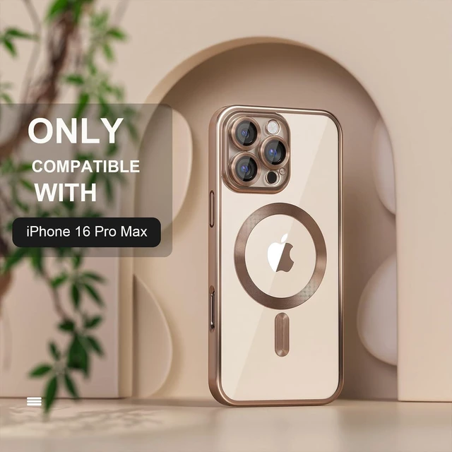Alt view image 2 of 7 - Magnetic for iPhone 16 Pro Max Case Compatible with MagSafe