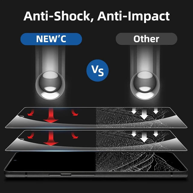 Alt view image 7 of 7 - NEWC for Google Pixel 6 Screen Protector Tempered Glass Bubble Free