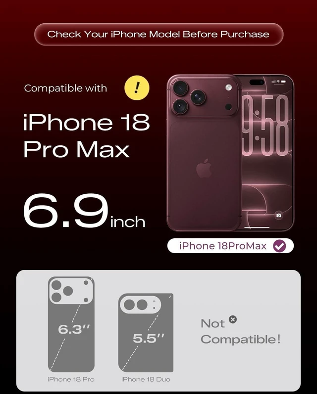 Alt view image 2 of 7 - for iPhone 18 Pro Max Screen Protector Easy Installation