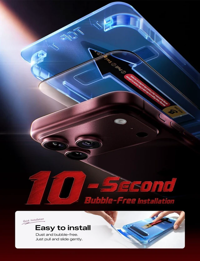 Alt view image 3 of 7 - for iPhone 18 Pro Max Screen Protector Easy Installation
