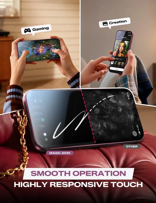 Alt view image 4 of 7 - for iPhone 18 Pro Max Screen Protector Easy Installation