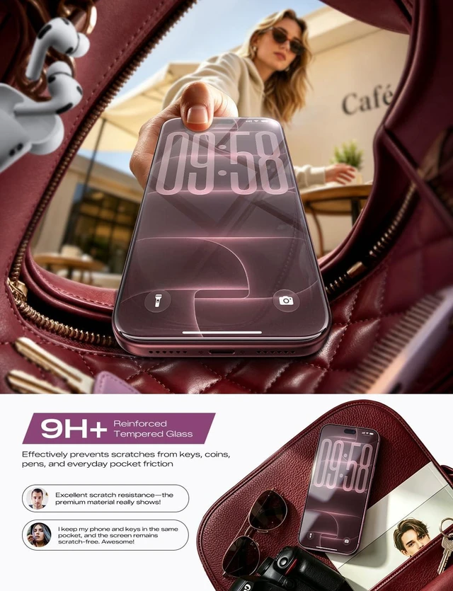 Alt view image 6 of 7 - for iPhone 18 Pro Max Screen Protector Easy Installation