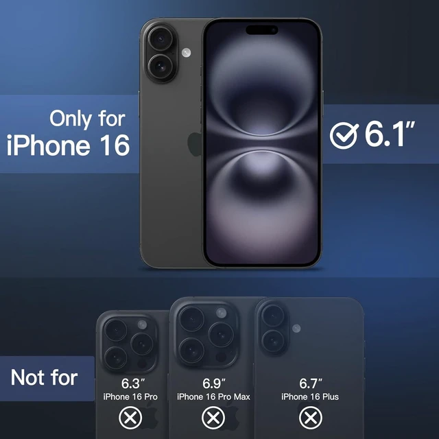 Alt view image 2 of 7 - Magnetic Matte Case for iPhone 16 Black
