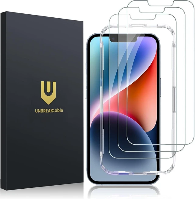 Main image of 3-Pack Screen Protector for iPhone 17e/16e/14/13 9H+ Glass